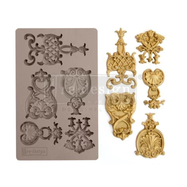Matrita silicon ornamente roiale Regal Emblems, Redesign with Prima