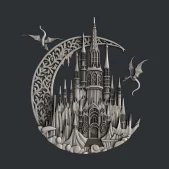 Matrita silicon model castel si luna - Enchanted castle, marca Zuri Designs