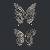 Matrita silicon modele fluturi, Butterfly dance, Zuri Designs