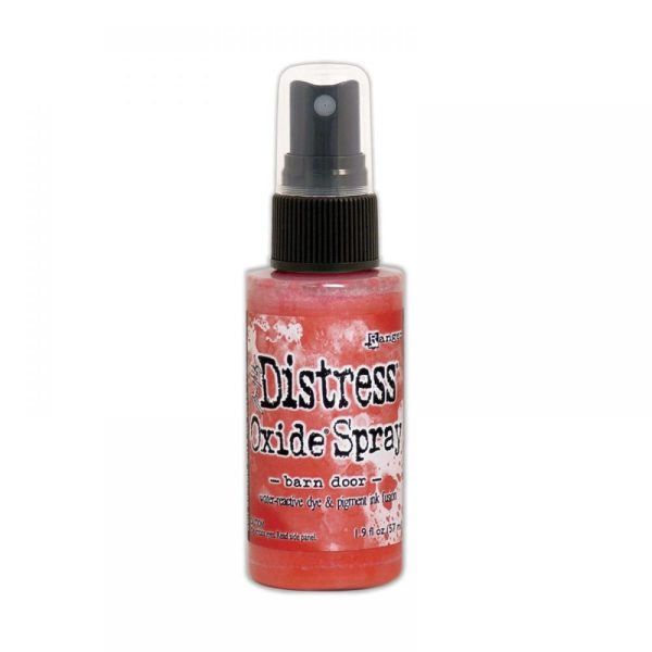 Spray Distress Oxide Barn door