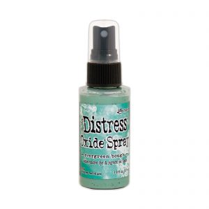 spray distress oxide Evergreen bough