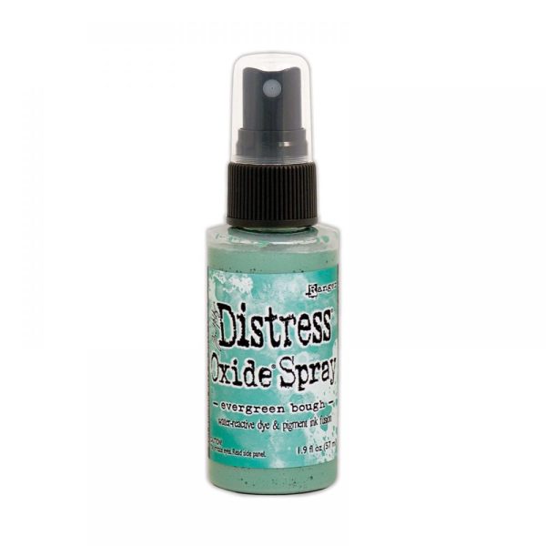 spray distress oxide Evergreen bough