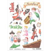 Hartie de orez decupaj tematica Peter Pan, A4, Ciao bella