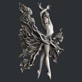 Matrita silicon model balerina Fire dancer, Zuri Designs