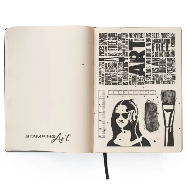 Stampile silicon art journaling tematica Arta, marca Ciao bella