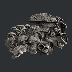 Matrita silicon model ciuperci Mushroom Bloom, marca Zuri Designs