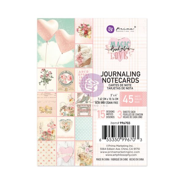Cartonase journaling imagini vintage pastel, Prima Marketing, 10,2 x 7,6