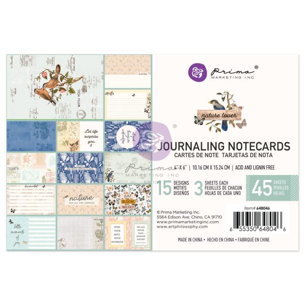 Cartonase journaling mesaje si elemente din natura, Prima Marketing