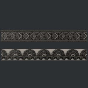 Matrita silicon borduri decorative Seamless borders 2, marca Zuri Designs