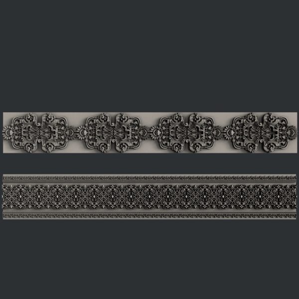 Matrita silicon borduri decorative Seamless borders 3, marca Zuri Designs