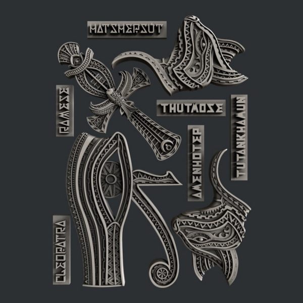 Matrita silicon simboluri egiptene Egyptian motifs, marca Zuri Designs