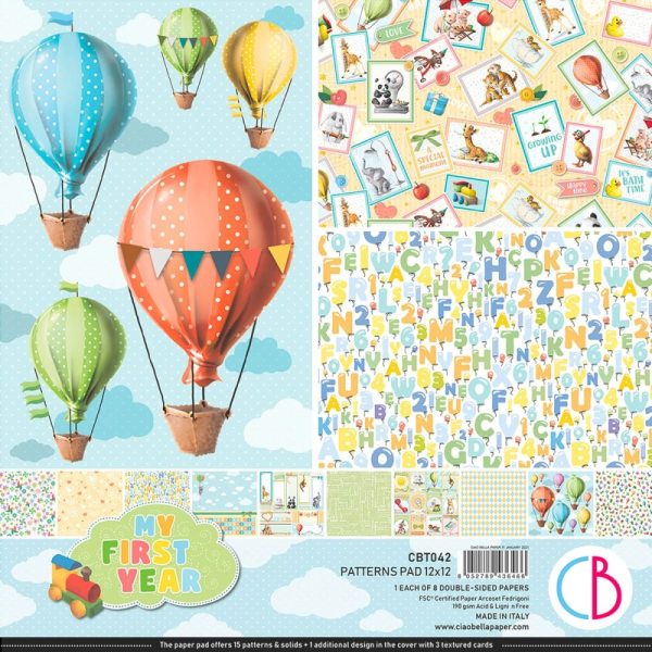 Bloc cartoane scrapbooking tematica pentru copii B 30 x 30 cm Ciao bella