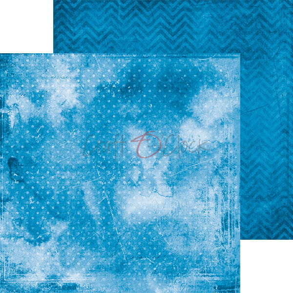 Bloc cartoane fundaluri albastre 20 x 20 cm Craft O`clock