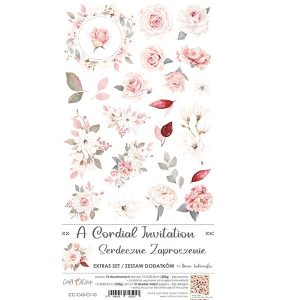 Bloc flori decupaj Cordial invitation 15x30 cm Craft O`clock