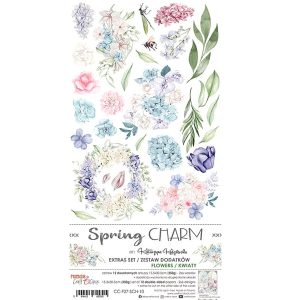 Bloc flori decupaj flori primavara - Spring charm, marca Craft O`clock