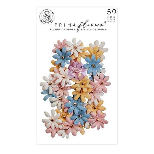 Flori decorative mici multicolore 50 buc Prima Marketing