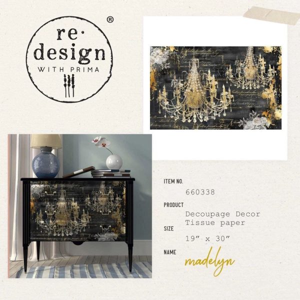 Material decor mobila candelabru Madelyn Redesign with Prima