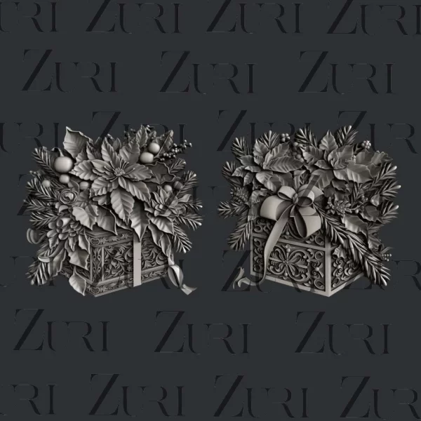 Matrita silicon Craciun cadouri ornamente set 1 Zuri Designs