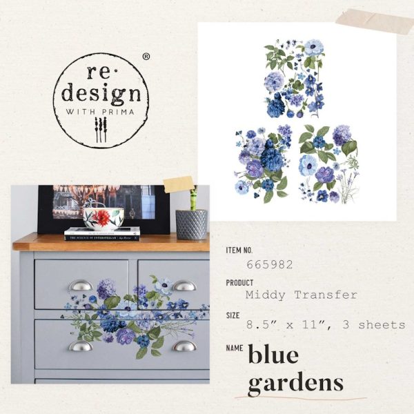 Transfer mediu mobila Blue Gardens Redesign with Prima