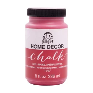 Vopsea cretata rosu imperial Home decor Folkart 236 ml