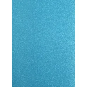 Carton cu sclipici albastru turcoaz 250 gsm coala A4